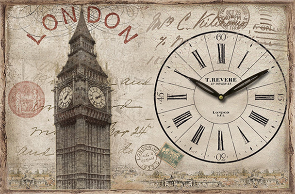 London Wall Clock - Click Image to Close